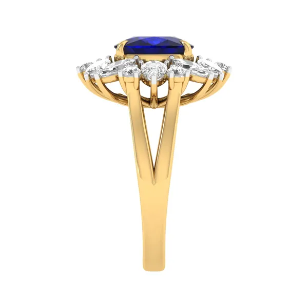 Couture Modern Diamond Ring - View 4