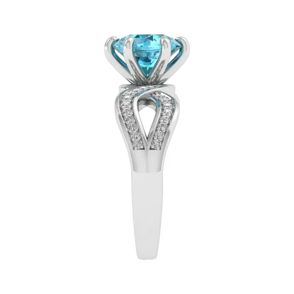Noble Regalia Diamond Ring - View 4
