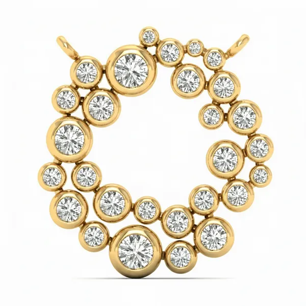 Exquisite Star Diamond Pendant - Laboratory-Grown Diamond Pendant