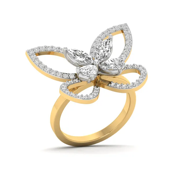 Glittering Luxe Diamond Ring - Laboratory-Grown Diamond Ladies Ring