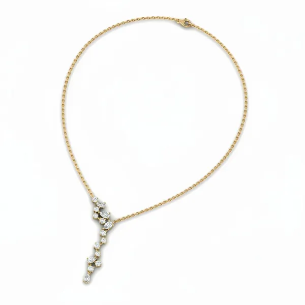 Radiance Tassel Diamond Necklace - View 3