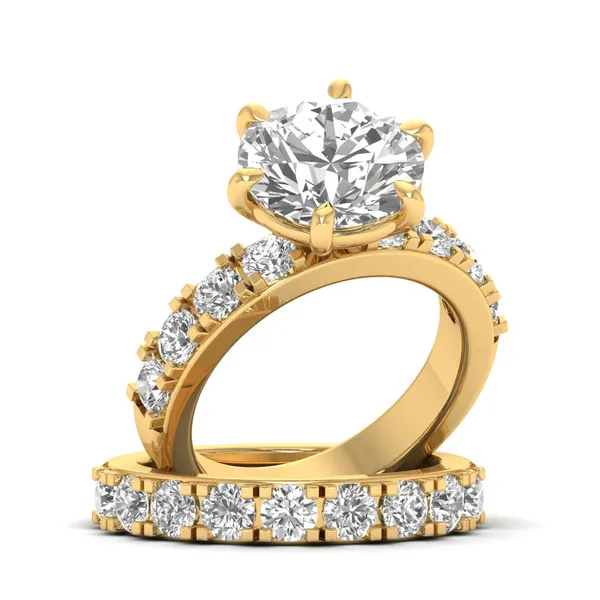 Iconic Three-Stone Diamond Ring - Laboratory-Grown Diamond Ladies Ring