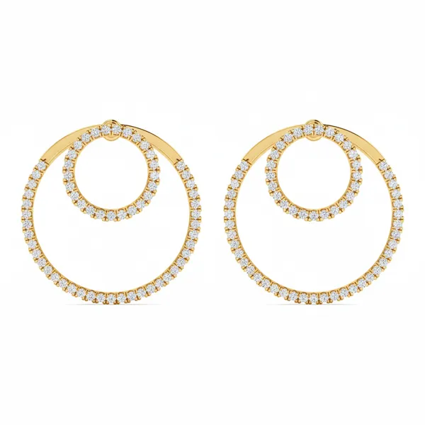 Clarion Grand Cascade Earrings - Laboratory-Grown Diamond Earrings
