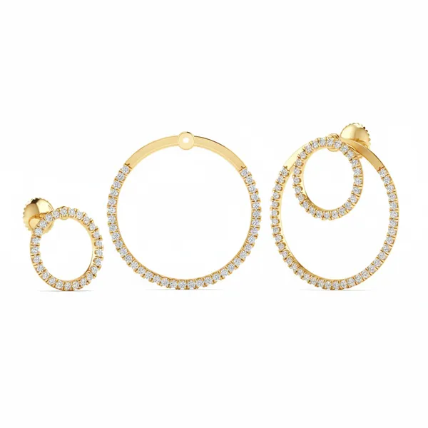 Clarion Grand Cascade Earrings - View 2