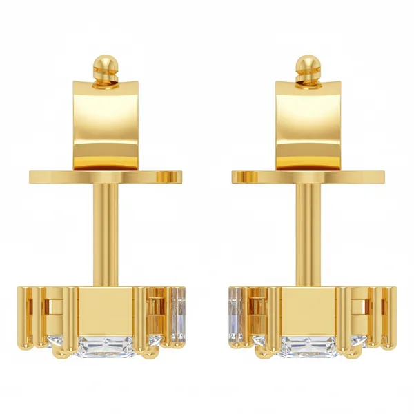The Solara Snowflake Multi-Stone Earrings - View 4