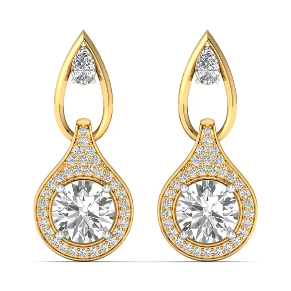 Iberia Beacon Tiered Earrings - Laboratory-Grown Diamond Earrings