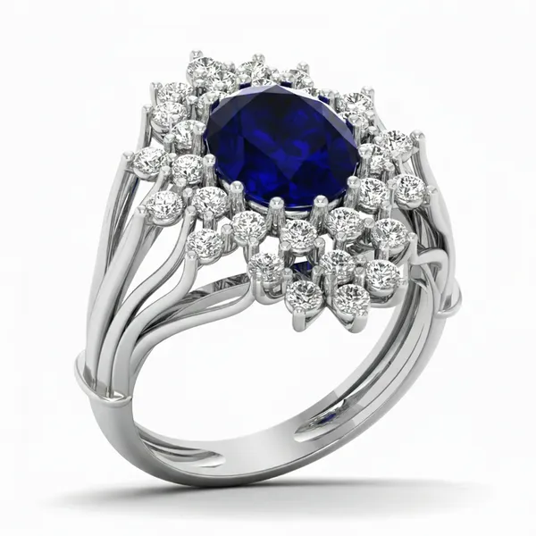 Mesmerizing Dome Diamond Ring - Laboratory-Grown Diamond Ladies Ring