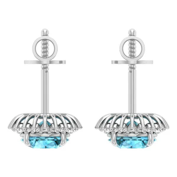The Iberia Honeycomb Dangle Earrings - View 4