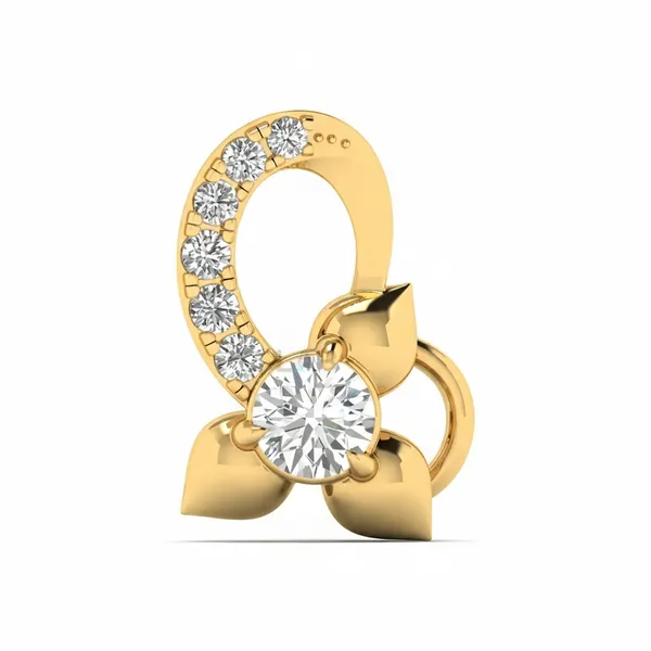 Shimmering Aurora Diamond Nosepin - Laboratory-Grown Diamond Nose Pin