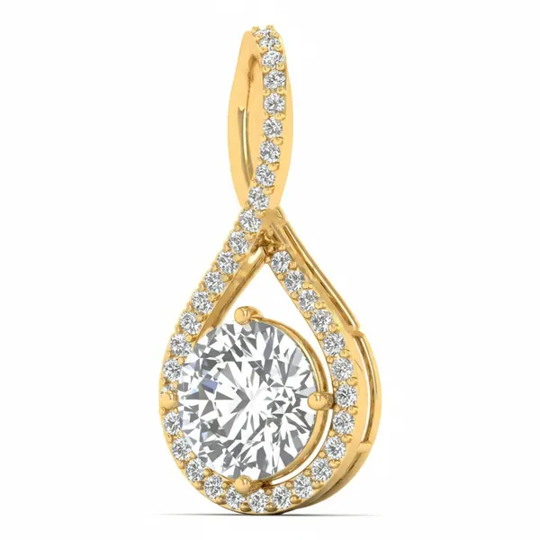 Enchanting Essence Diamond Pendant - View 2