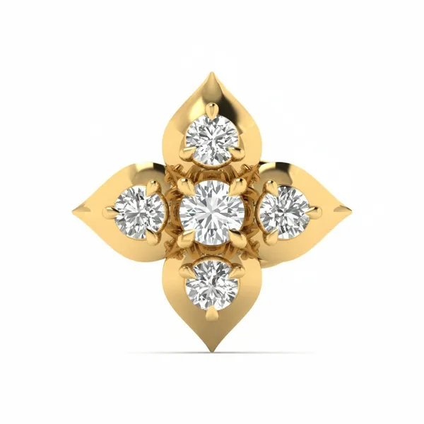 Glittering Heritage Diamond Nosepin - Laboratory-Grown Diamond Nose Pin