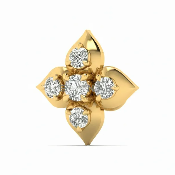 Glittering Heritage Diamond Nosepin - View 2