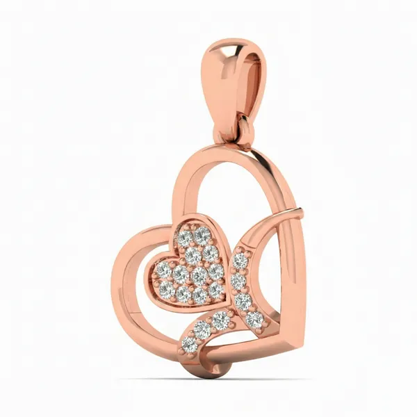 Sublime Wrapped Diamond Pendant - View 2
