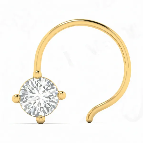 Ethereal Statement Diamond Nosepin - Laboratory-Grown Diamond Nose Pin