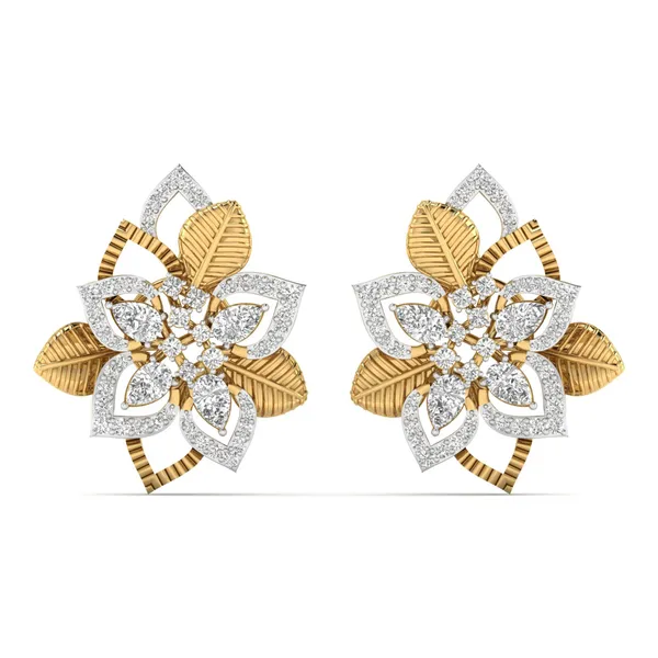 Saffira Grand Cascade Earrings - Laboratory-Grown Diamond Earrings