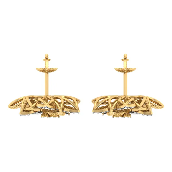 Saffira Grand Cascade Earrings - View 4
