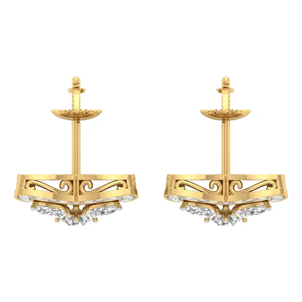 Umbria Dome Chandelier Earrings - View 4
