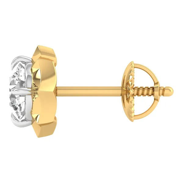 Perenne Branch Diamond Studs - View 3