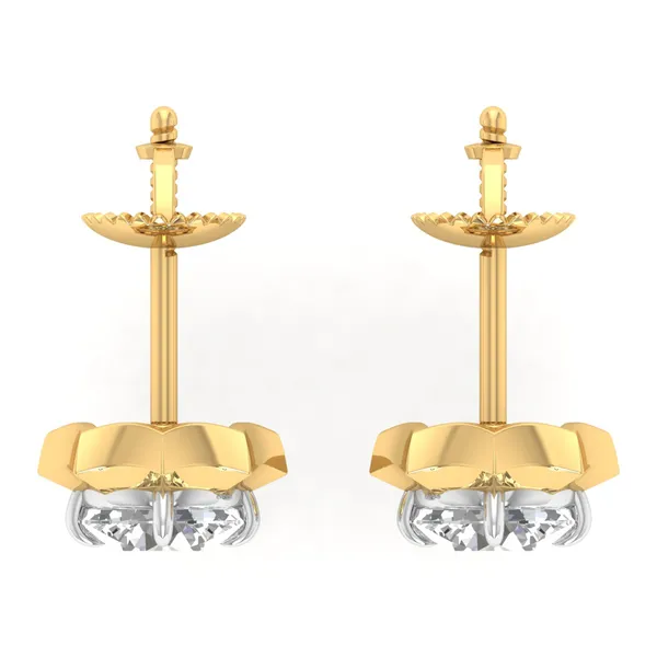 Perenne Branch Diamond Studs - View 4