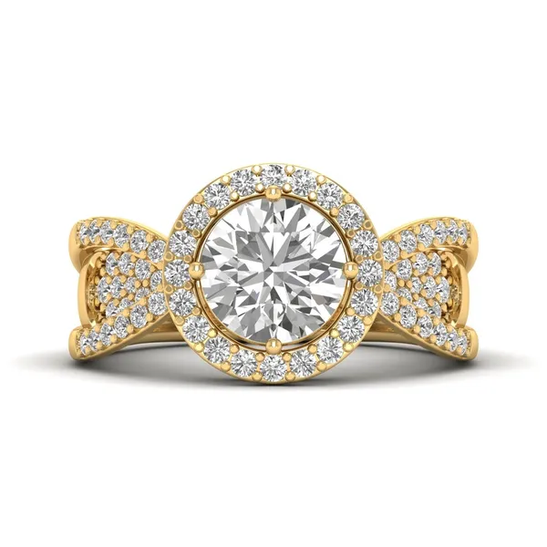 Opulent Infinity Diamond Ring - View 2