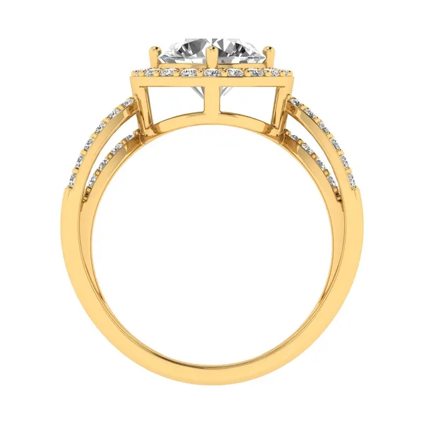 Opulent Infinity Diamond Ring - View 3