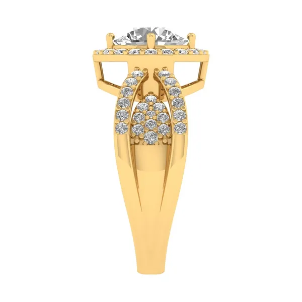 Opulent Infinity Diamond Ring - View 4