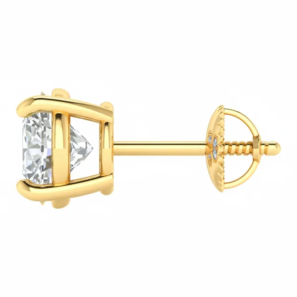 Ophira Candelabra Single Diamond Studs - View 3