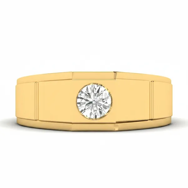 Sleek Grandeur Diamond Ring - View 2