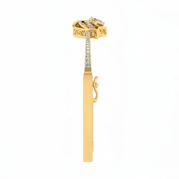 Regal Sunrise Diamond Bangle - View 4