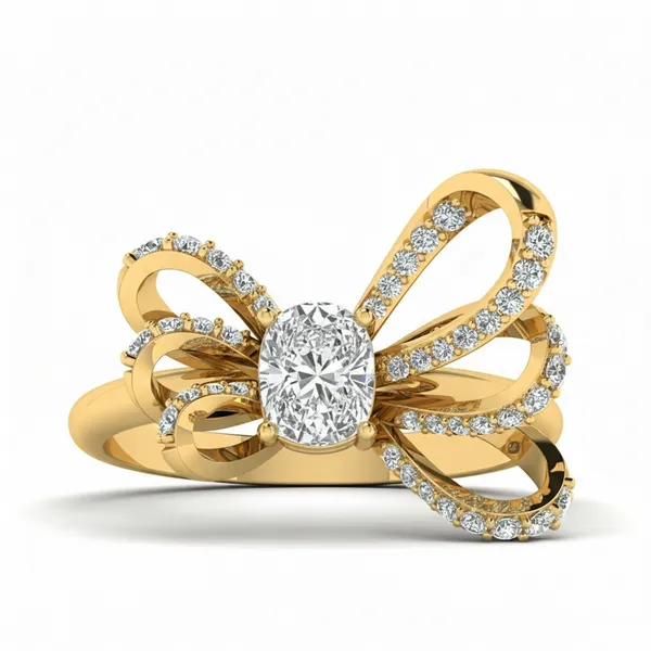 Mesmerizing Bezel Diamond Ring - View 2