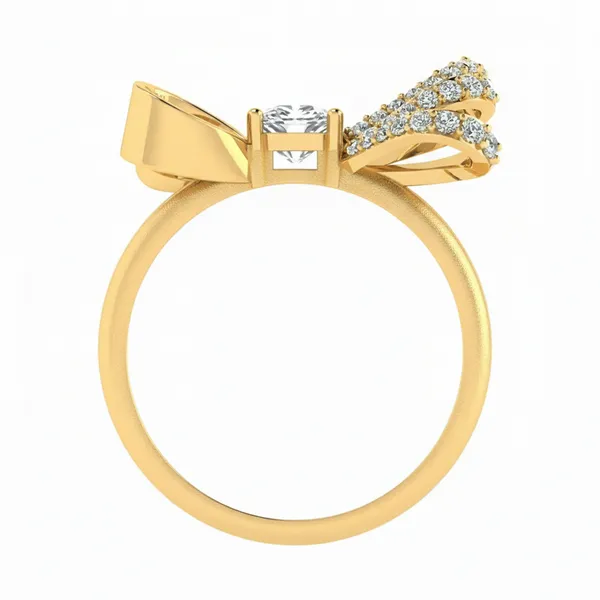 Mesmerizing Bezel Diamond Ring - View 3