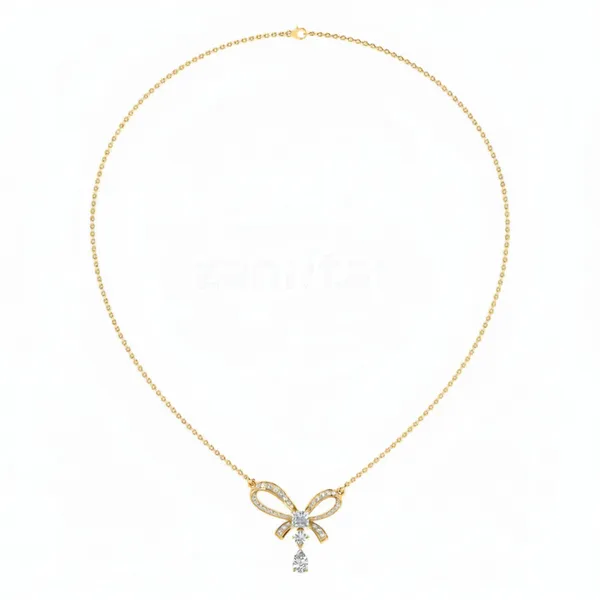 Harmonious Celestial Diamond Necklace - Laboratory-Grown Diamond Necklace