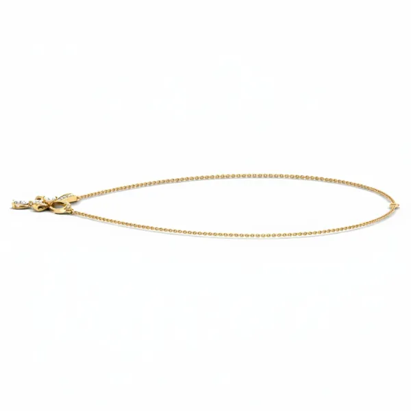 Harmonious Celestial Diamond Necklace - View 2