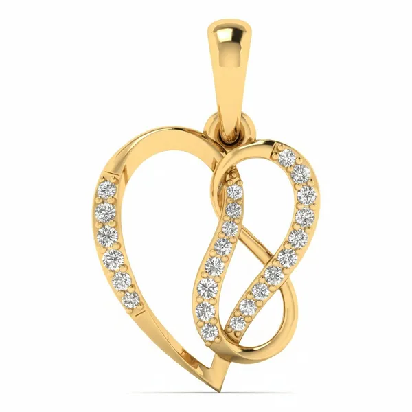 Precious Modern Diamond Pendant - Laboratory-Grown Diamond Pendant