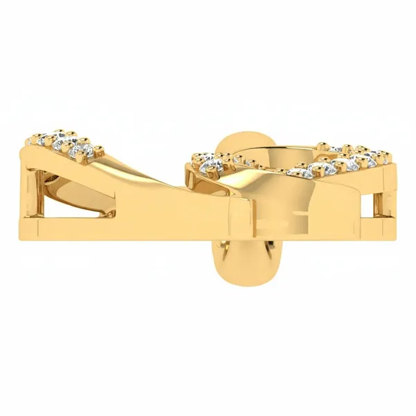 Precious Modern Diamond Pendant - View 4
