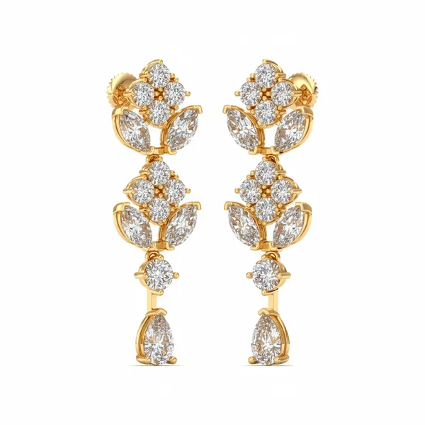 The Oceane Filigree Bouquet Earrings - View 2