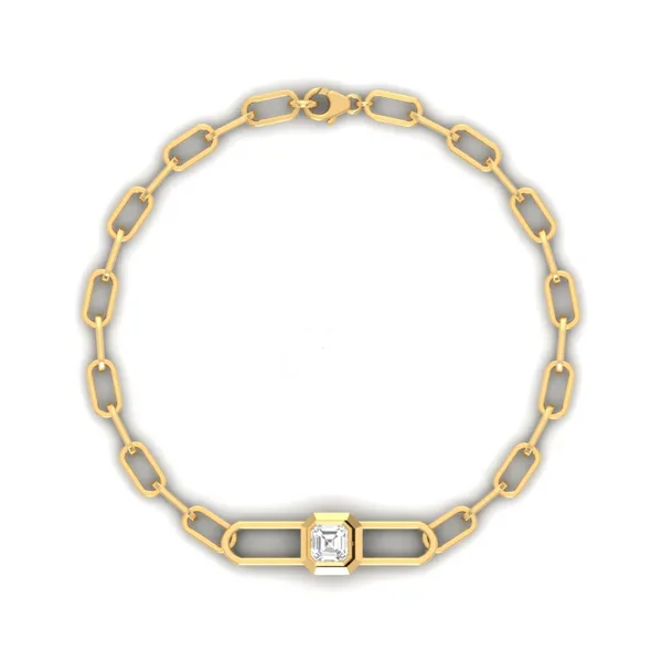 Golden Moonlight Diamond Bracelet - View 3