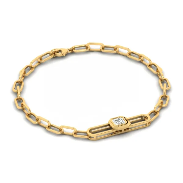 Golden Moonlight Diamond Bracelet - View 4