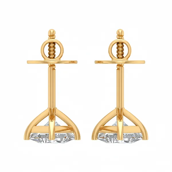 The Olympia Prism Solitaire Studs - View 4