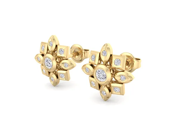 Olympia Mosaic Earrings - View 4