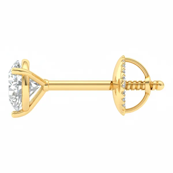 Lumiere Lily Diamond Studs - View 3