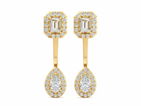 Dorabella Eclipse Waterfall Earrings - Laboratory-Grown Diamond Earrings