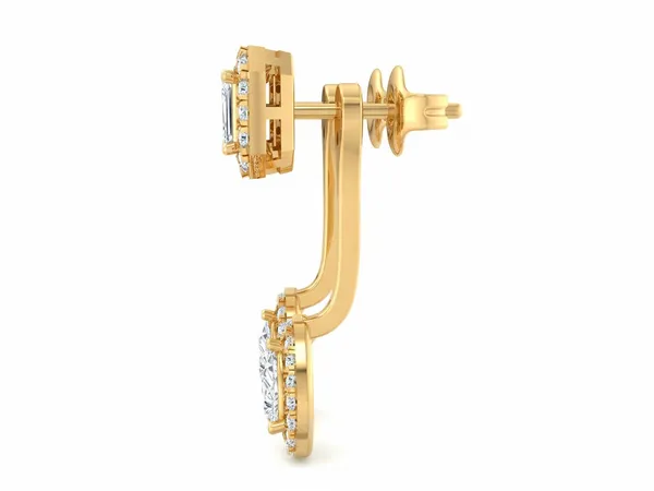 Dorabella Eclipse Waterfall Earrings - View 3