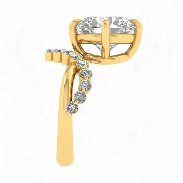Luxurious Cathedral Diamond Ring - View 4