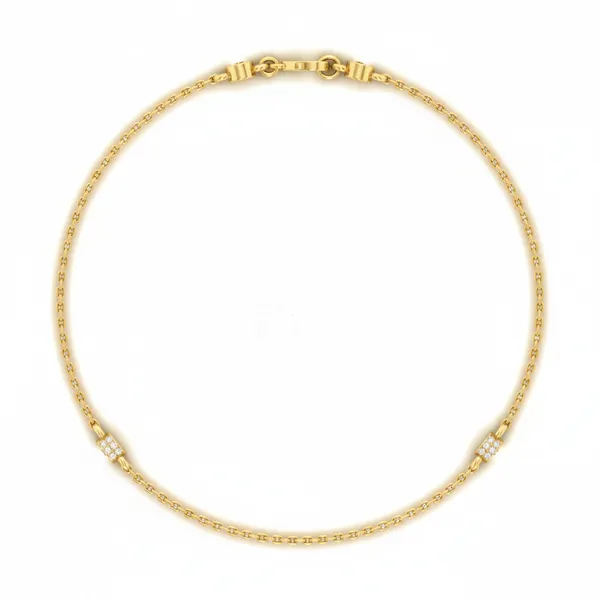 Sculptural Eternity Diamond Bracelet - View 3