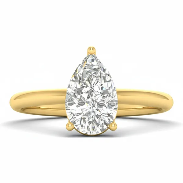 Mesmerizing Split-Shank Diamond Ring - View 2
