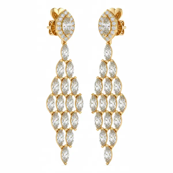 Belcanto Waterfall Tiered Earrings - View 2