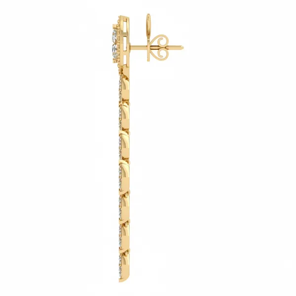 Belcanto Waterfall Tiered Earrings - View 3