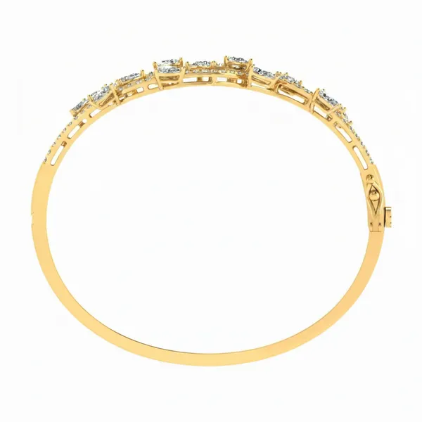 Iconic Pave Diamond Bangle - View 3