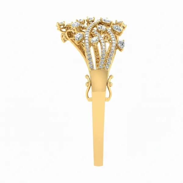 Iconic Pave Diamond Bangle - View 4